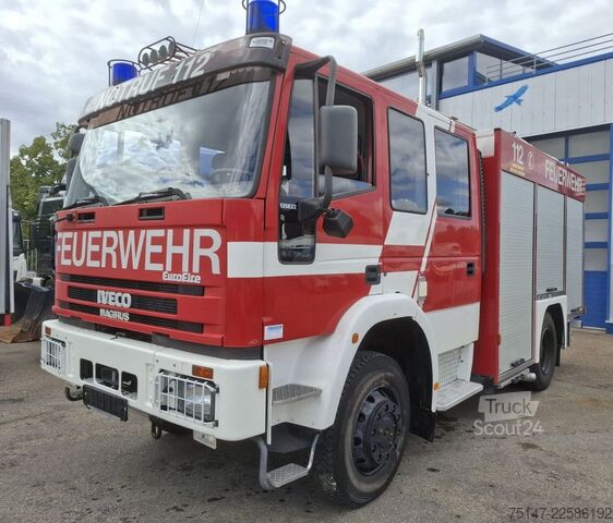 Skapbil IVECO FF135E22W 4x4 Allrad Feuerwehr EuroFire LF 16/12
