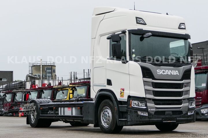 Kamion z zamenljivo nadgradnjo SCANIA R 450 BDF Retarder 2 XL Tanks Navi Euro 6