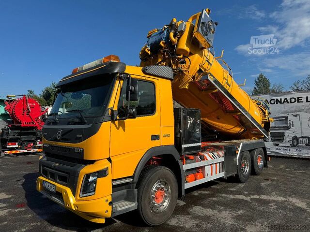 Sugande fordon Volvo FMX 450 6x2*4, Sludge / High Pressure-truck (Ko...