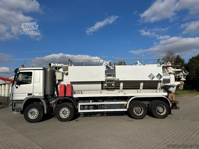 Camión cisterna de vacío MERCEDES-BENZ Actros 4141 K / 8x4 / KOKS Kombi