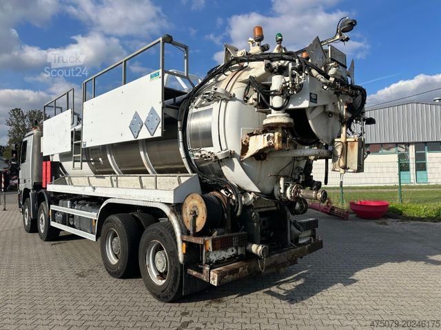 Camión cisterna de vacío MERCEDES-BENZ Actros 4141 K / 8x4 / KOKS Kombi
