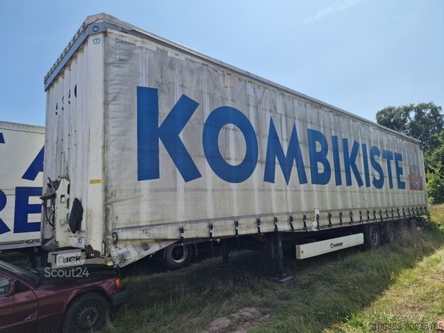 Içecek yarı römorku KRONE Getränke/VDI 2700/Gardine li+re/Edscha/Siebdruck