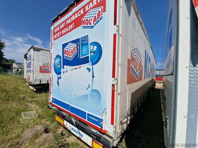 Semi-rimorchio per bevande KRONE Getränke/VDI 2700/Gardine li+re/Edscha/Siebdruck