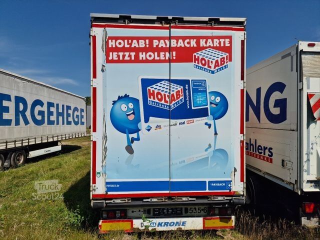 Semi-rimorchio per bevande KRONE Getränke/VDI 2700/Gardine li+re/Edscha/Siebdruck