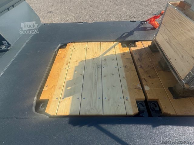 Låglastarsläpvagn SCHEUERLE EuroCompact U9 Flachbett ausziehbar Pendelachsen