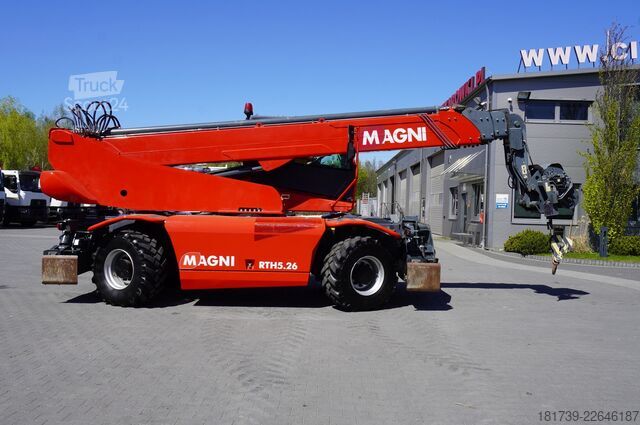 Carregador telescópico MAGNI RTH 5.26 telescopic loader / Range 26 m