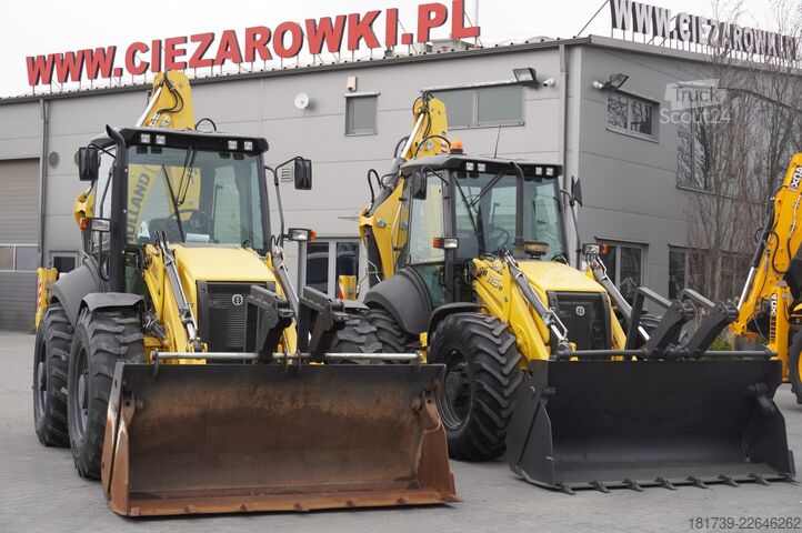 Bager-nakladač New Holland B 115 C backhoe loader / 1000 MTH !