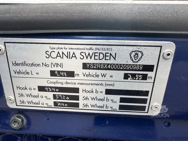 Scania R 480 LB 8x4 Euro 6 FASSI F 950 RA .2.26 + JIB Scania R 480 LB 8x4 Euro 6 FASSI F 950 RA .2.26 + JIB