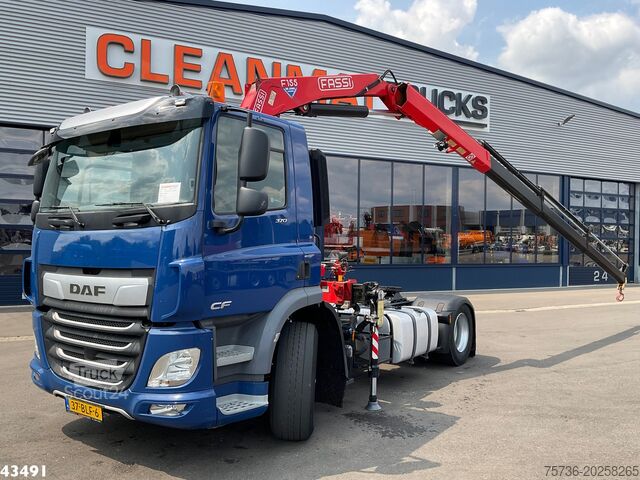 Автомобил с кран DAF FT CF 370 Euro 6 Fassi 15 Tonmeter laadkraan