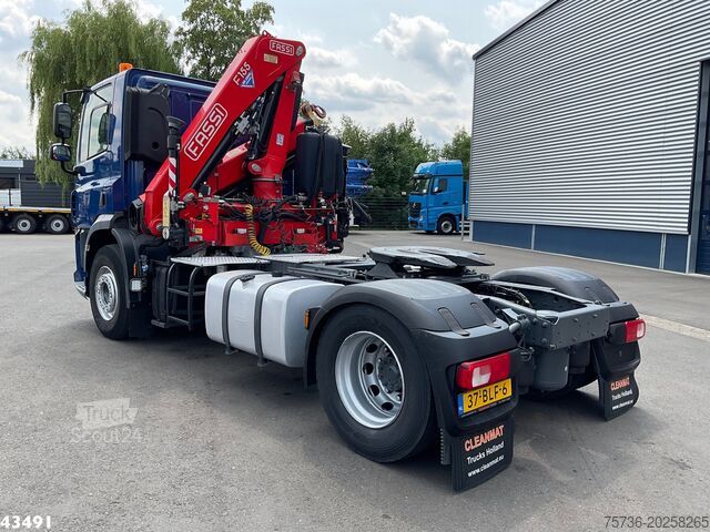 Автомобил с кран DAF FT CF 370 Euro 6 Fassi 15 Tonmeter laadkraan