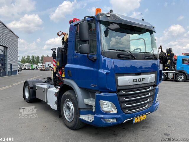 Автомобил с кран DAF FT CF 370 Euro 6 Fassi 15 Tonmeter laadkraan