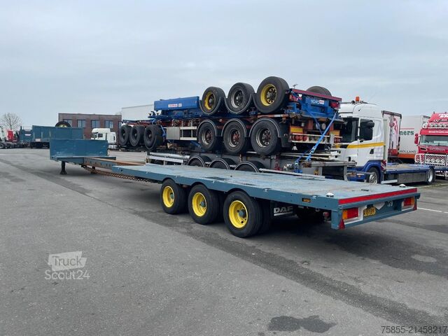 Surbaissé Broshuis E-2190  Lowbed / Steel Suspension / Extendable ...