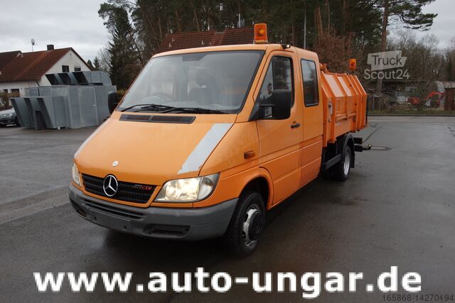 Garbage/Disposal Mercedes-Benz 411 CDI Hagemann Müllaufbau mit Presse und Lifter Müllwagen