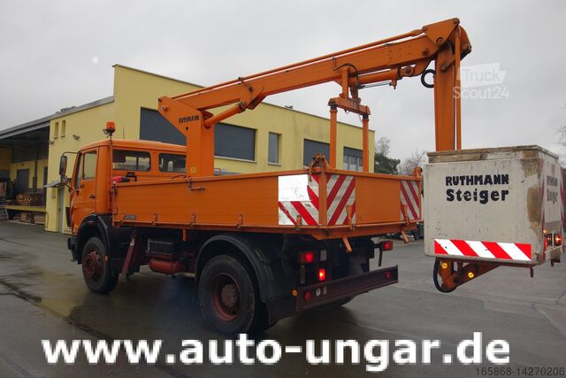 Kipper Mercedes-Benz Mercedes 1617 AK 4x4 Kipper Ruthmann K 115 Steiger Arbeitsbühne Kommunalfahrzeug