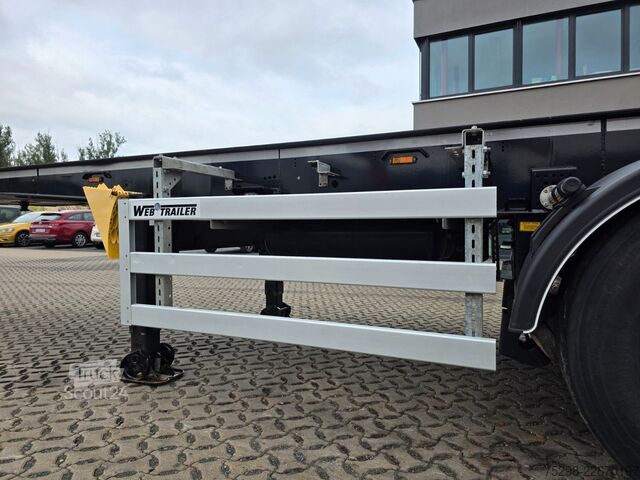 Tukkipuoliperävaunu WEB-TRAILER LPRS 24 | Alu-Felgen | Liftachse