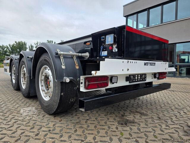 Tukkipuoliperävaunu WEB-TRAILER LPRS 24 | Alu-Felgen | Liftachse