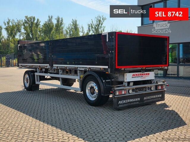 Avoperävaunu ACKERMANN-FRUEHAUF PA-F 18/7 1E/BPA | Alu-Felgen | Baustoff