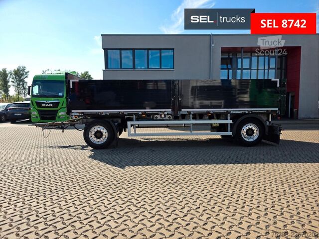 Avoperävaunu ACKERMANN-FRUEHAUF PA-F 18/7 1E/BPA | Alu-Felgen | Baustoff
