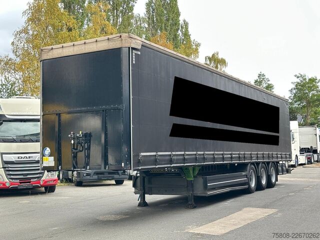 Semirremolque abierto con toldo BERGER SAPL24 Schiebeplane Edscha Palettenkasten
