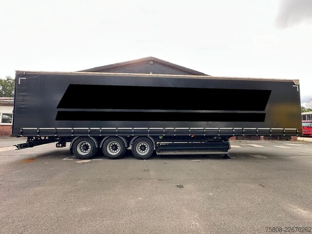 Semirremolque abierto con toldo BERGER SAPL24 Schiebeplane Edscha Palettenkasten
