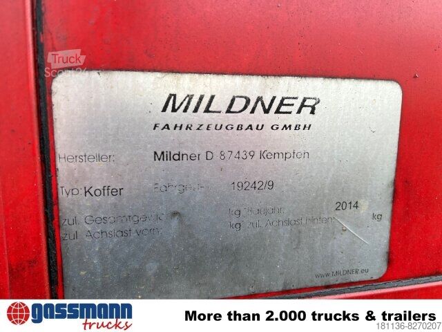 Wechselfahrgestell LKW MILDNER Wechselbrücke Tiefkühl 7.45, Carrier