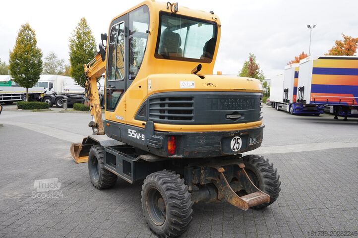 Hjulförsedd grävmaskin Hyundai Robex 55W-9 Wheeled Excavator 5.5t / 2pc
