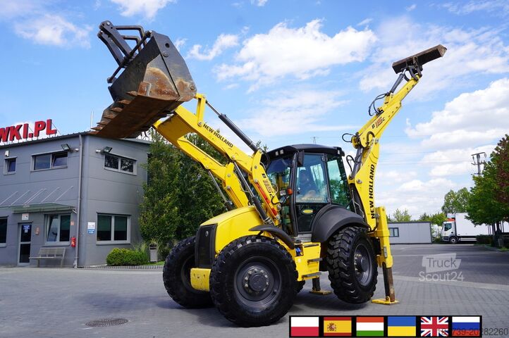 Grävlastare New Holland B 115 C backhoe loader / 1000 MTH !