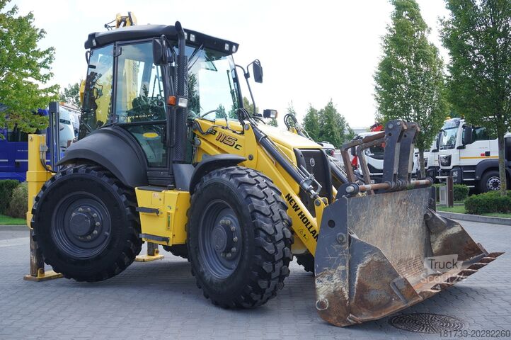 Grävlastare New Holland B 115 C backhoe loader / 1000 MTH !