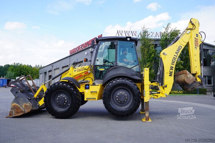 Grävlastare New Holland B 115 C backhoe loader / 1000 MTH !