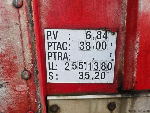 Bīdāmie tentiņi Fruehauf TX34CW2EAK1A
