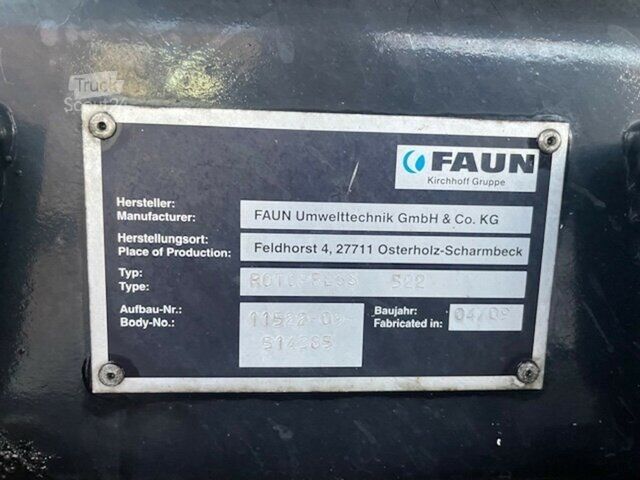 Мусоровоз MAN 26.320 TGS 6x2 Faun/Zöller