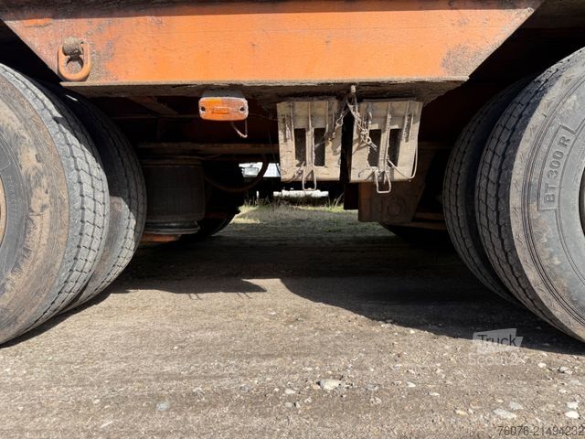 Dieplader oplegger MÜLLER-MITTELTAL TS 2 Kompakt 20,0 hydr. Rampe, Winde, Lenkachse