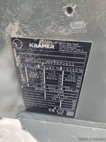Tekerlekli yükleyici KRAMER 8085Tele- Top Zustand