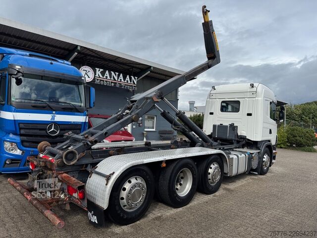 Camion benne à bras amovible SCANIA G400  LB 8x2  Hyvalift Abrollkipper Retarder