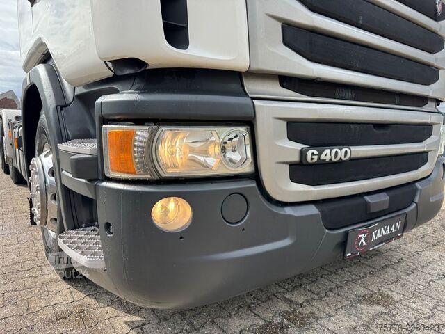 Camion benne à bras amovible SCANIA G400  LB 8x2  Hyvalift Abrollkipper Retarder