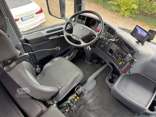 Camion benne à bras amovible SCANIA G400  LB 8x2  Hyvalift Abrollkipper Retarder