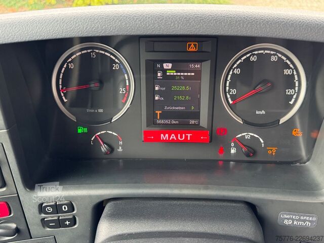 Camion benne à bras amovible SCANIA G400  LB 8x2  Hyvalift Abrollkipper Retarder