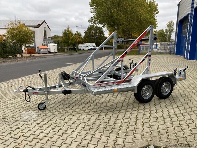 Kabeltrommelanhänger mit 2323KG Nutzlast TA-NO T4A Kabeltrommel-Anhänger 3000KG