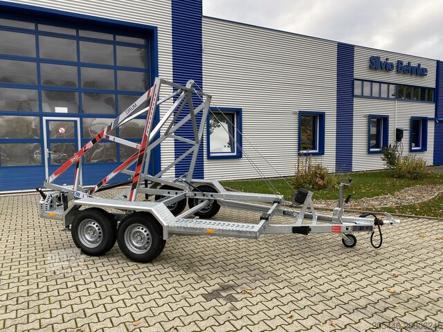 Kabeltrommelanhänger mit 2323KG Nutzlast TA-NO T4A Kabeltrommel-Anhänger 3000KG