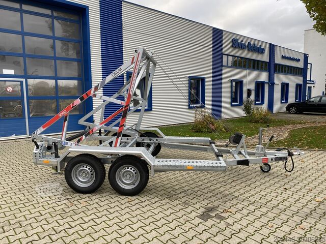 Kabeltrommelanhänger mit 2323KG Nutzlast TA-NO T4A Kabeltrommel-Anhänger 3000KG
