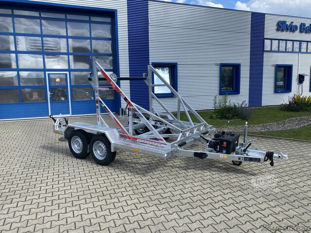 Kabelio būgnų priekaba su 2306 kg naudinga apkrova TA-NO T4A Kabeltrommel-Anhänger 3000KG E-Winde