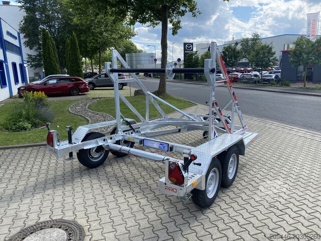 Kabelio būgnų priekaba su 2306 kg naudinga apkrova TA-NO T4A Kabeltrommel-Anhänger 3000KG E-Winde