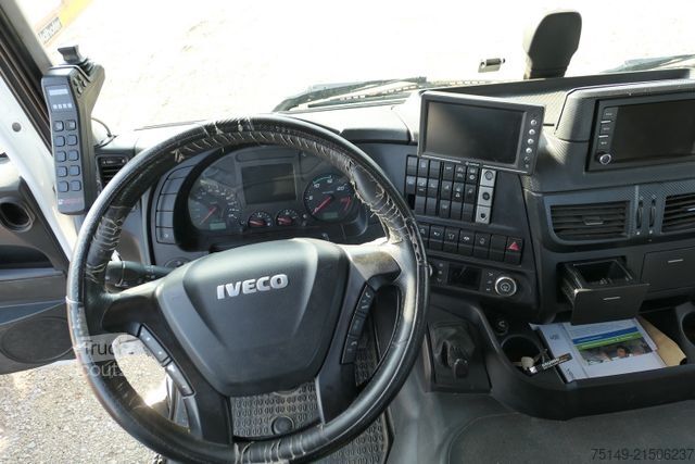 Roll-off tipper truck IVECO 460 X-WAY Stralis 6x2, Hiab XR21S59, Lenk-Lift