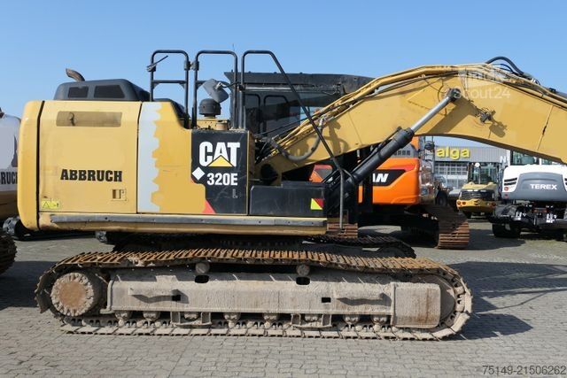 Kettenbagger CATERPILLAR 320E, S.W.S., Greifer- u. Hammervorrichtung