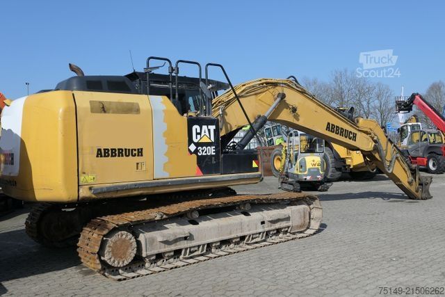 Kettenbagger CATERPILLAR 320E, S.W.S., Greifer- u. Hammervorrichtung