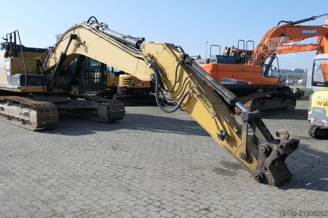 Kettenbagger CATERPILLAR 320E, S.W.S., Greifer- u. Hammervorrichtung