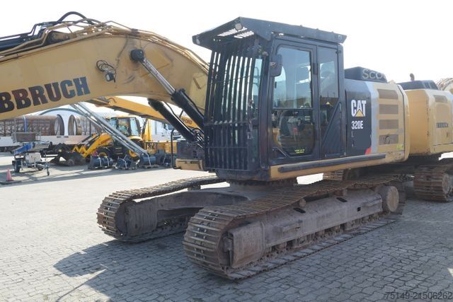 Kettenbagger CATERPILLAR 320E, S.W.S., Greifer- u. Hammervorrichtung