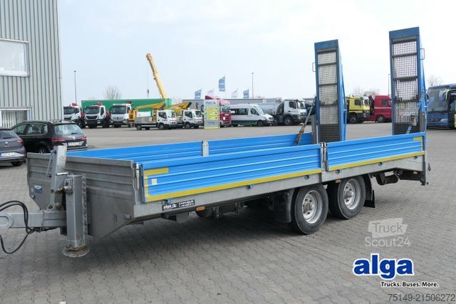 Dieplader oplegger BLOMENRÖHR 664/11900, Tandem, Rampenm 6.240mm lang,Verzinkt