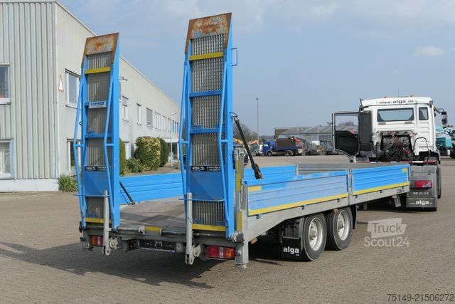 Dieplader oplegger BLOMENRÖHR 664/11900, Tandem, Rampenm 6.240mm lang,Verzinkt