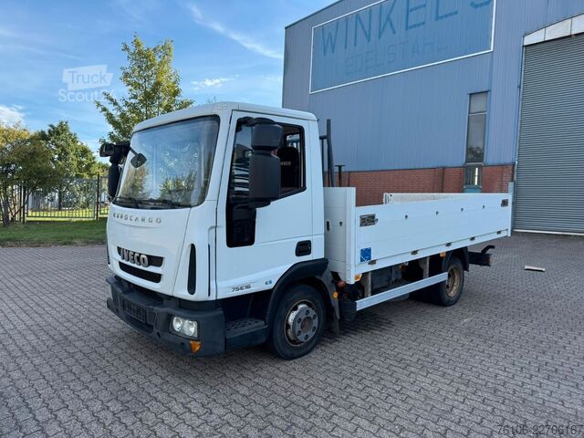 Dubă pick-up IVECO 75E16 Pritsche mit Kran Fassi